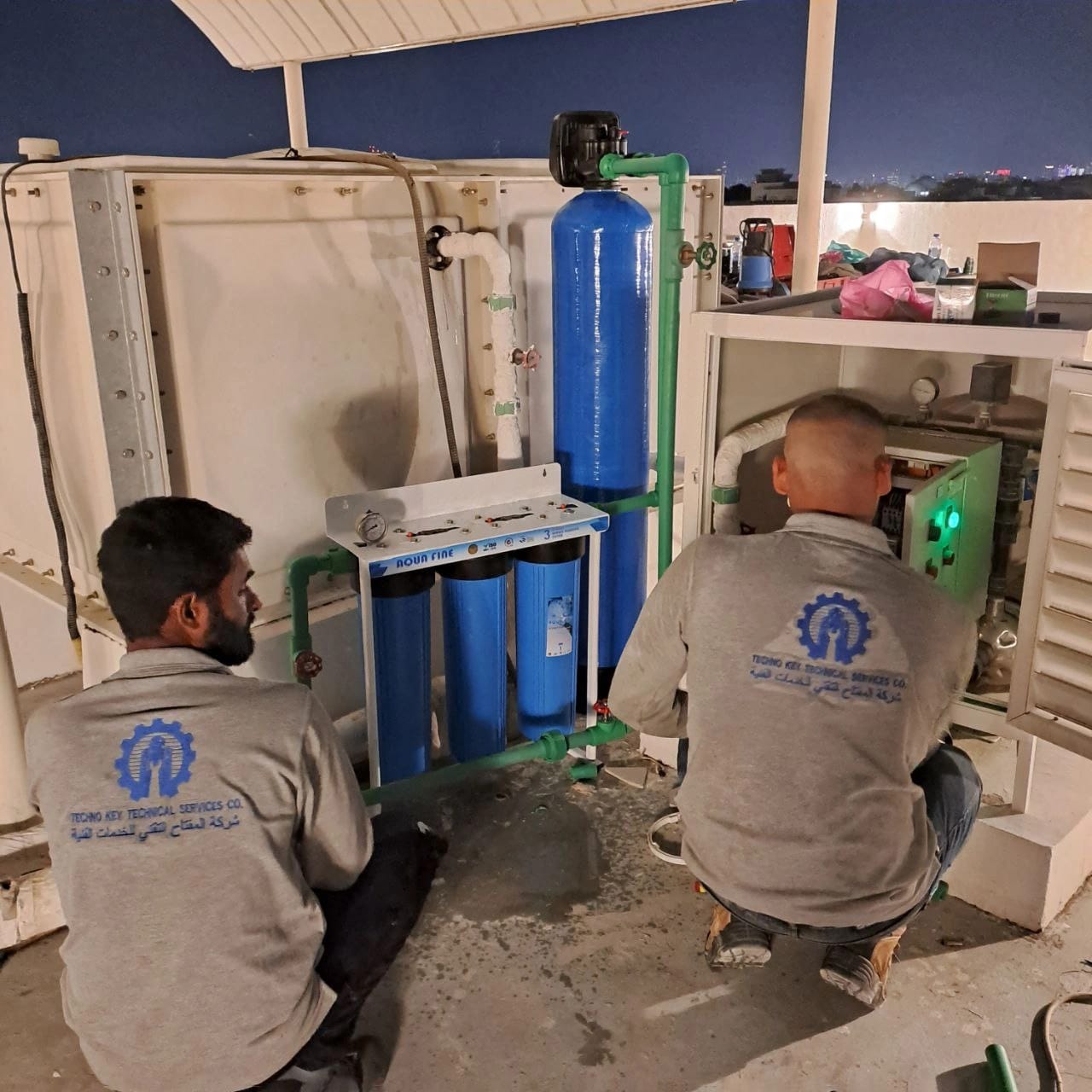 خدمة تركيب الفلاتر المركزية